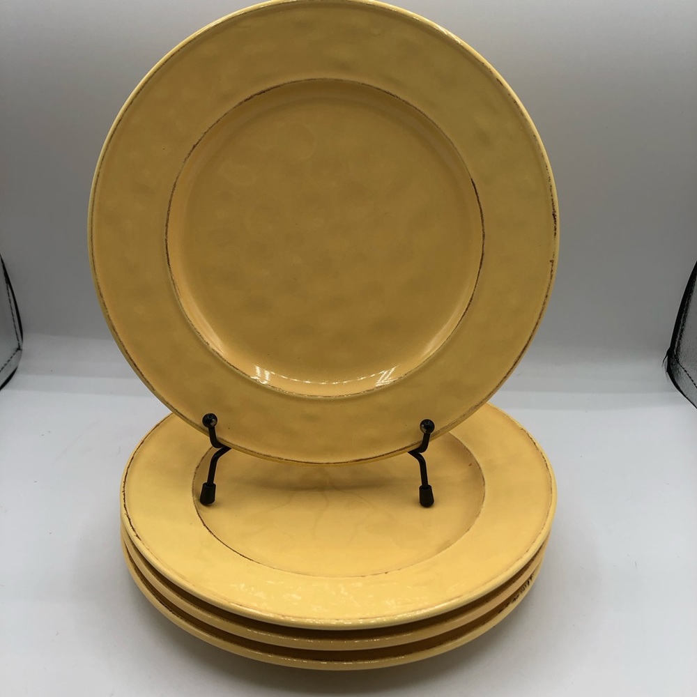 4 Pier 1 Martillo Mango Salad Plates 8.5” NEW, unused